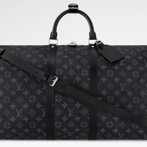 Louis Vuitton Black Keepall Bandoulière 50