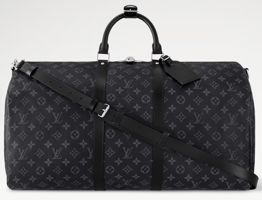 Louis Vuitton Black Keepall Bandoulière 50
